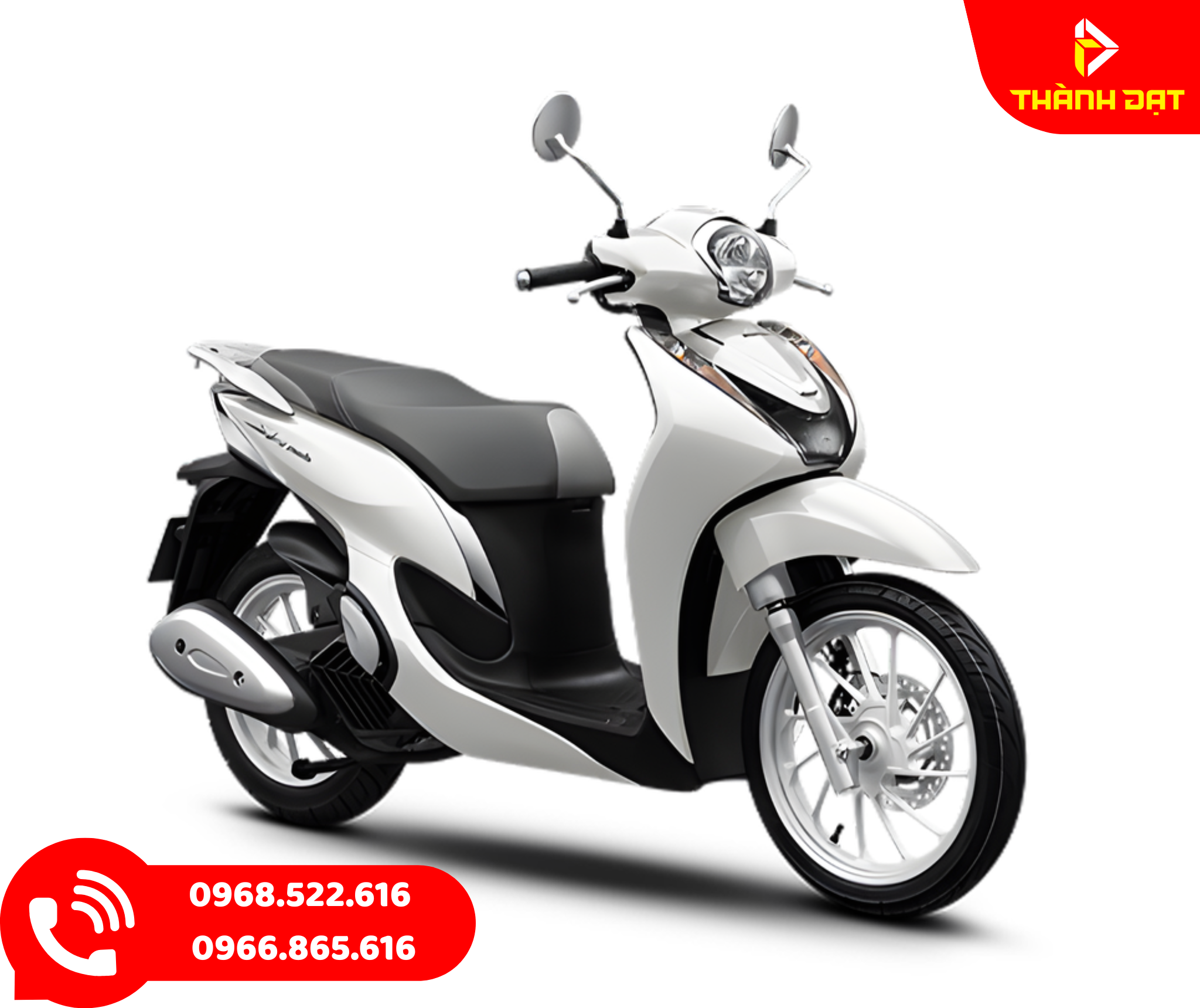 TVS Dazz 110 trắng hồng